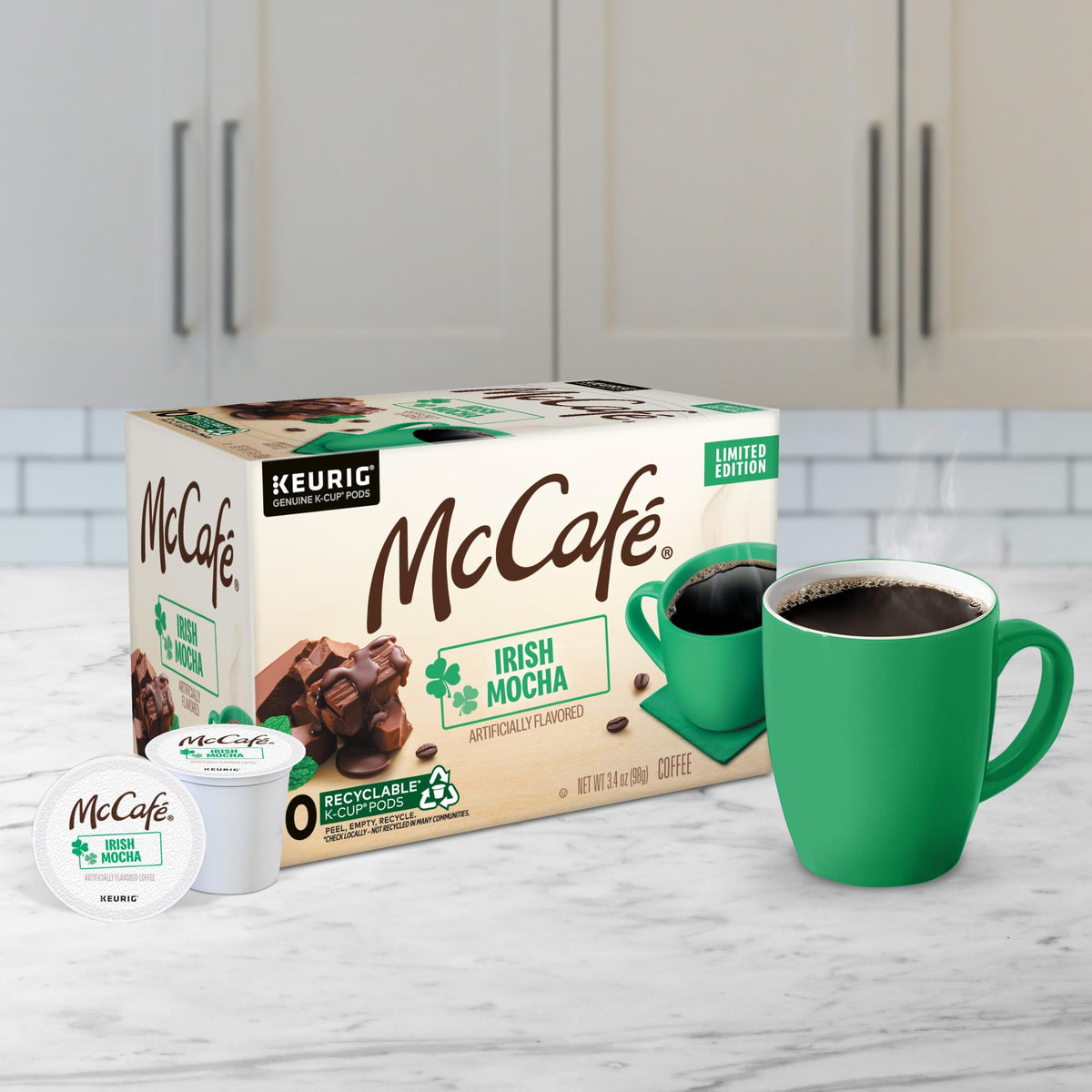 McCafé Irish Mocha K-Cup Pods – 60 Count, Single-Serve Keurig Compatible