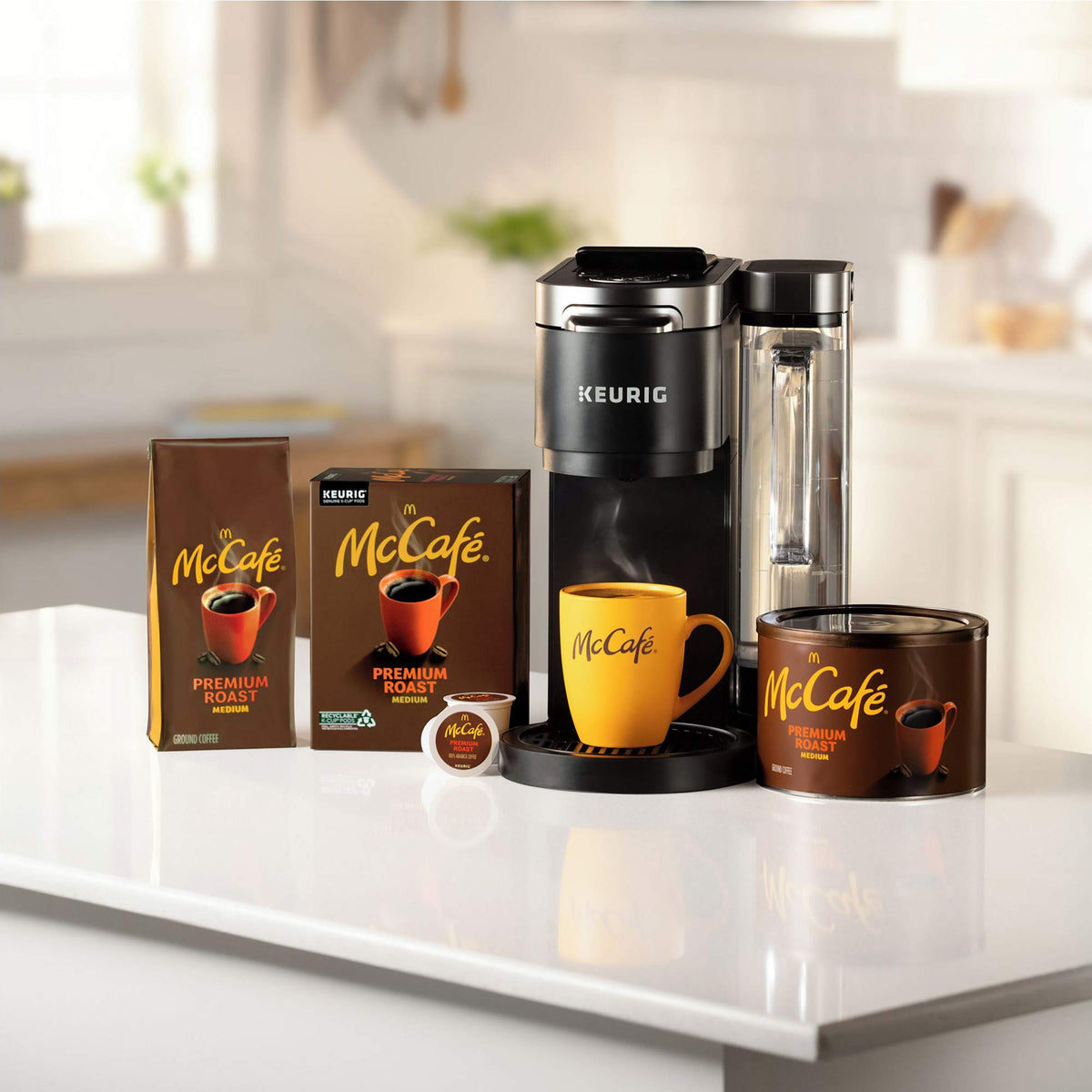 McCafé Premium Roast Ground Coffee – Medium Roast, 30 oz Canister