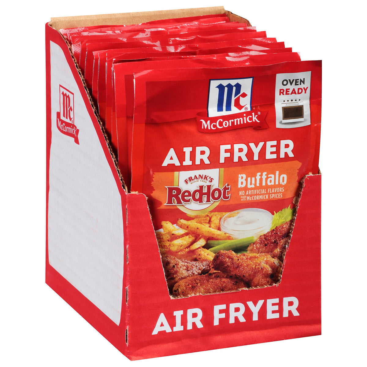 McCormick Air Fryer Buffalo Seasoning Mix – 1.25 oz (Pack of 12)