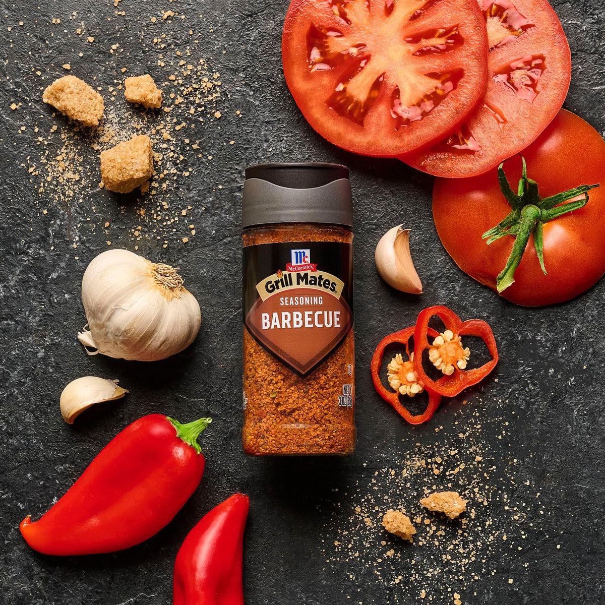 McCormick Grill Mates Barbecue Seasoning, 3 oz (Pack of 6) – Smoky, Natural Herbs & Spices