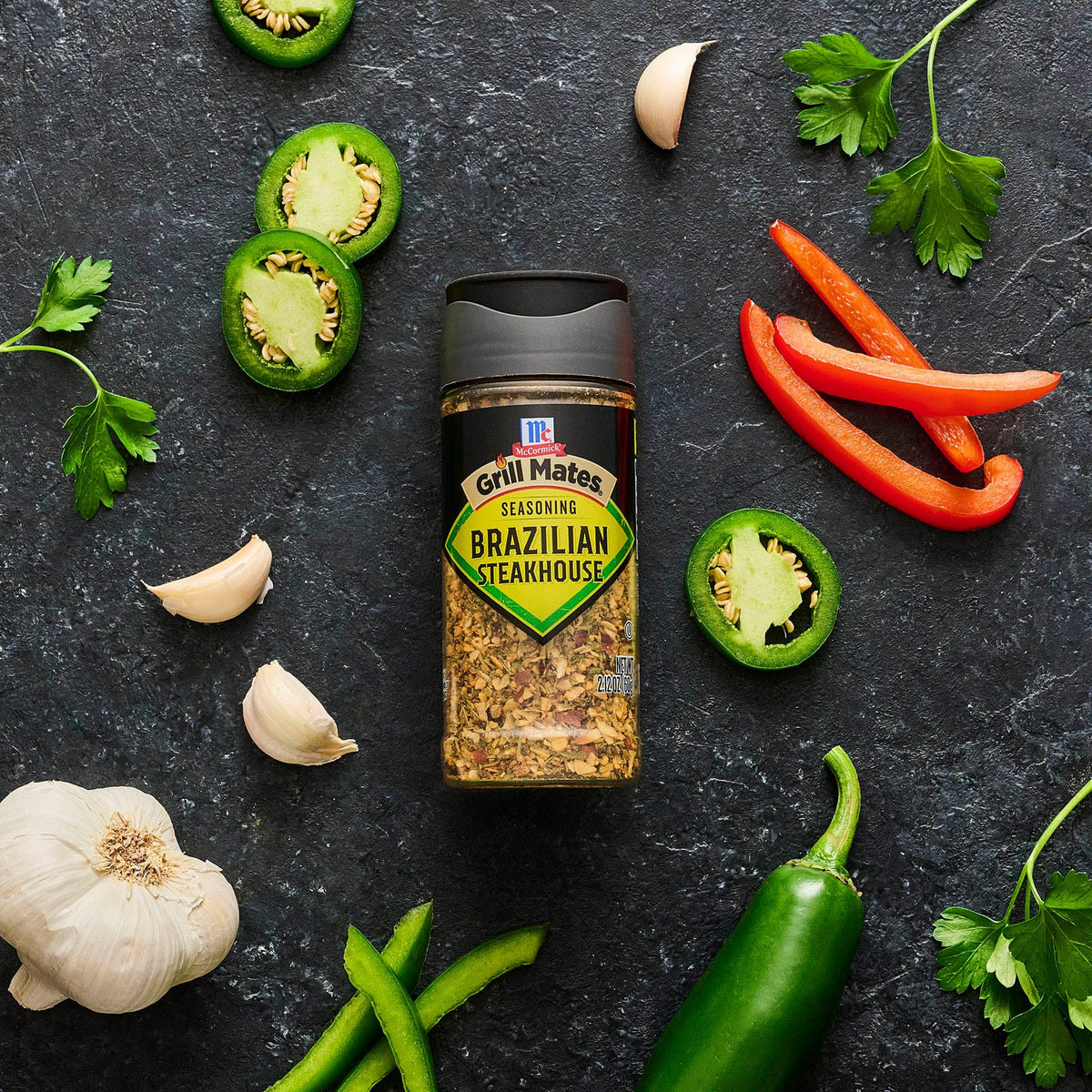 McCormick Grill Mates Brazilian Steakhouse Seasoning, 2.12 oz (Pack of 6)