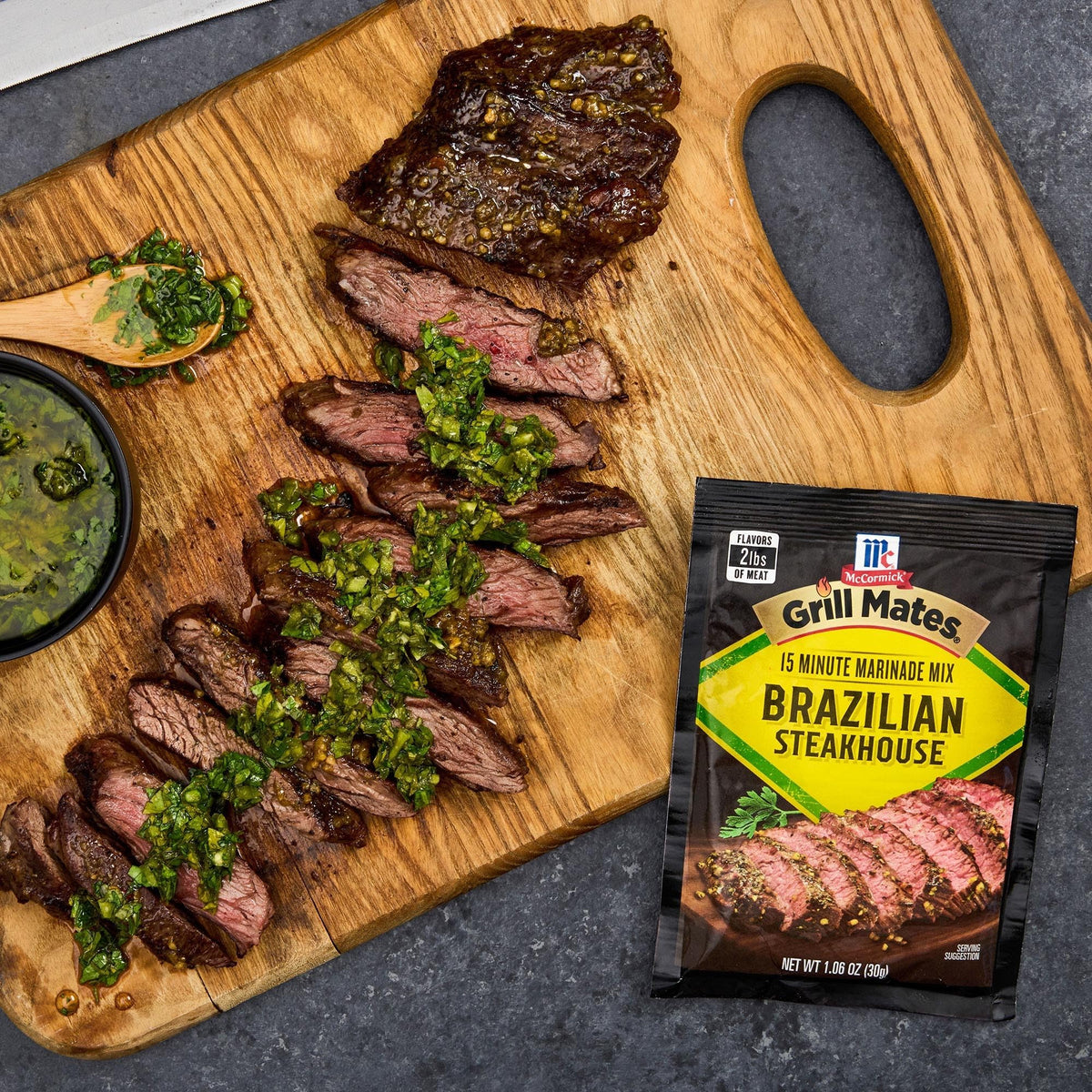 McCormick Grill Mates Brazilian Steakhouse Seasoning, 2.12 oz (Pack of 6)