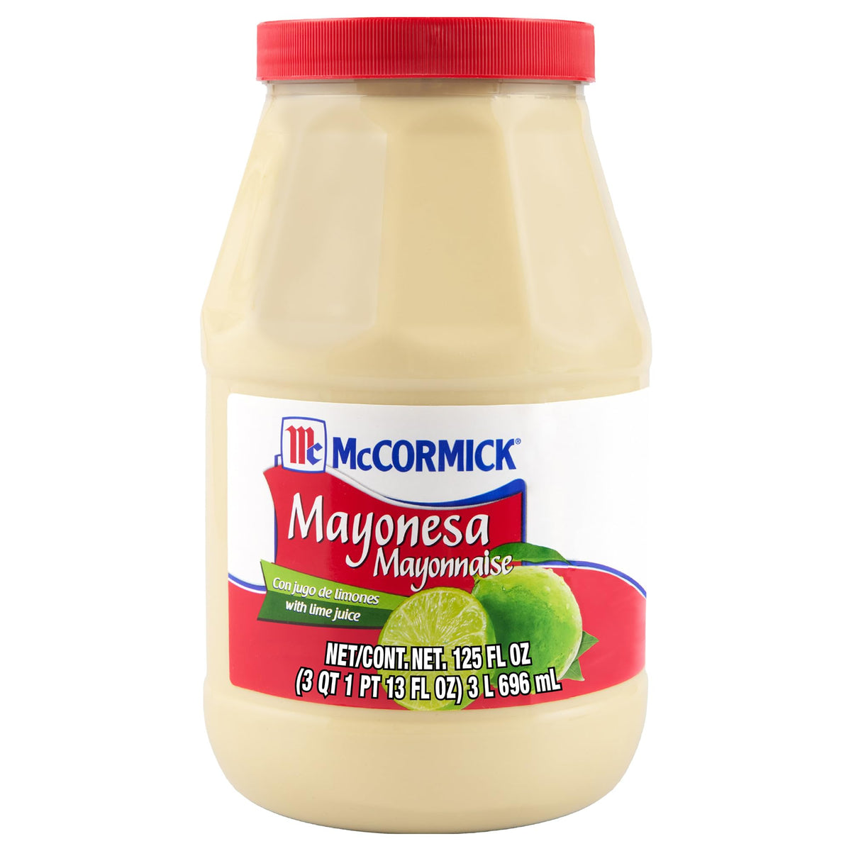 McCormick Mayonnaise with Lime Juice – Creamy, Tangy Lime Mayo for Tacos, Sandwiches & More (125 fl oz)