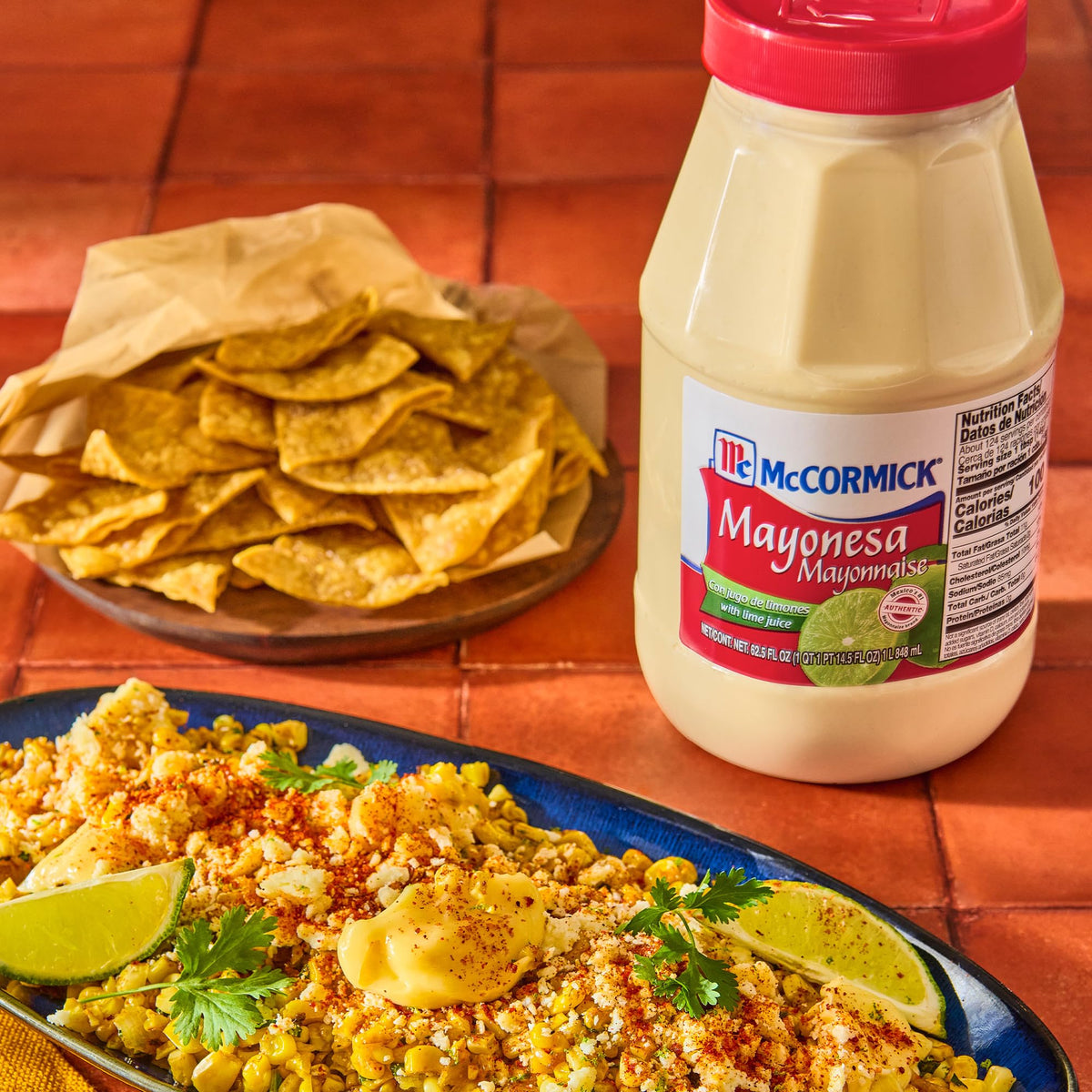 McCormick Mayonnaise with Lime Juice – Creamy, Tangy Lime Mayo for Tacos, Sandwiches & More (125 fl oz)