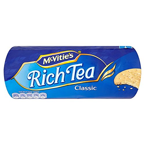 McVitie's Classic Rich Tea Biscuits (200g) – Pack of 6 | Crisp, Everyday Tea-Time Favorite