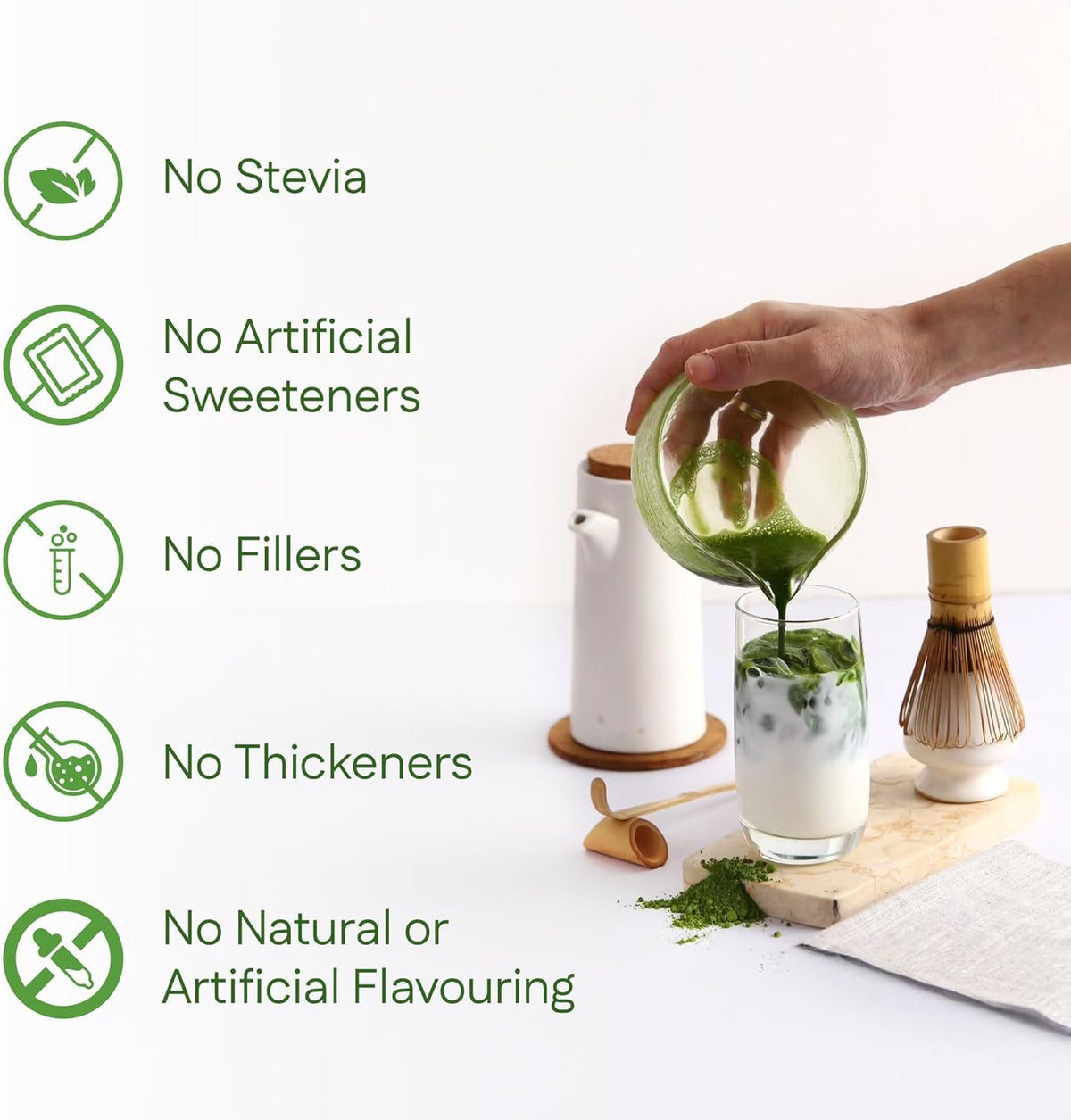 MEGAPLANTS Mushroom Matcha Magic (30 Servings) – Ceremonial Japanese Matcha with Adaptogenic Mushrooms | Clean Energy & Calm Focus – USA Made