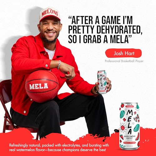 Mela Watermelon Water – 100% Natural Juice with Vitamin C & Electrolytes | Gluten-Free & Non-GMO | Variety Pack (12 x 11.15 fl oz)