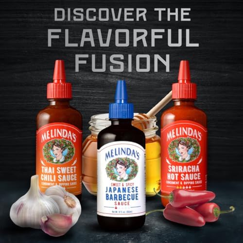 Melinda's Asian Trio Collection: Sriracha, Japanese BBQ & Thai Sweet Chili