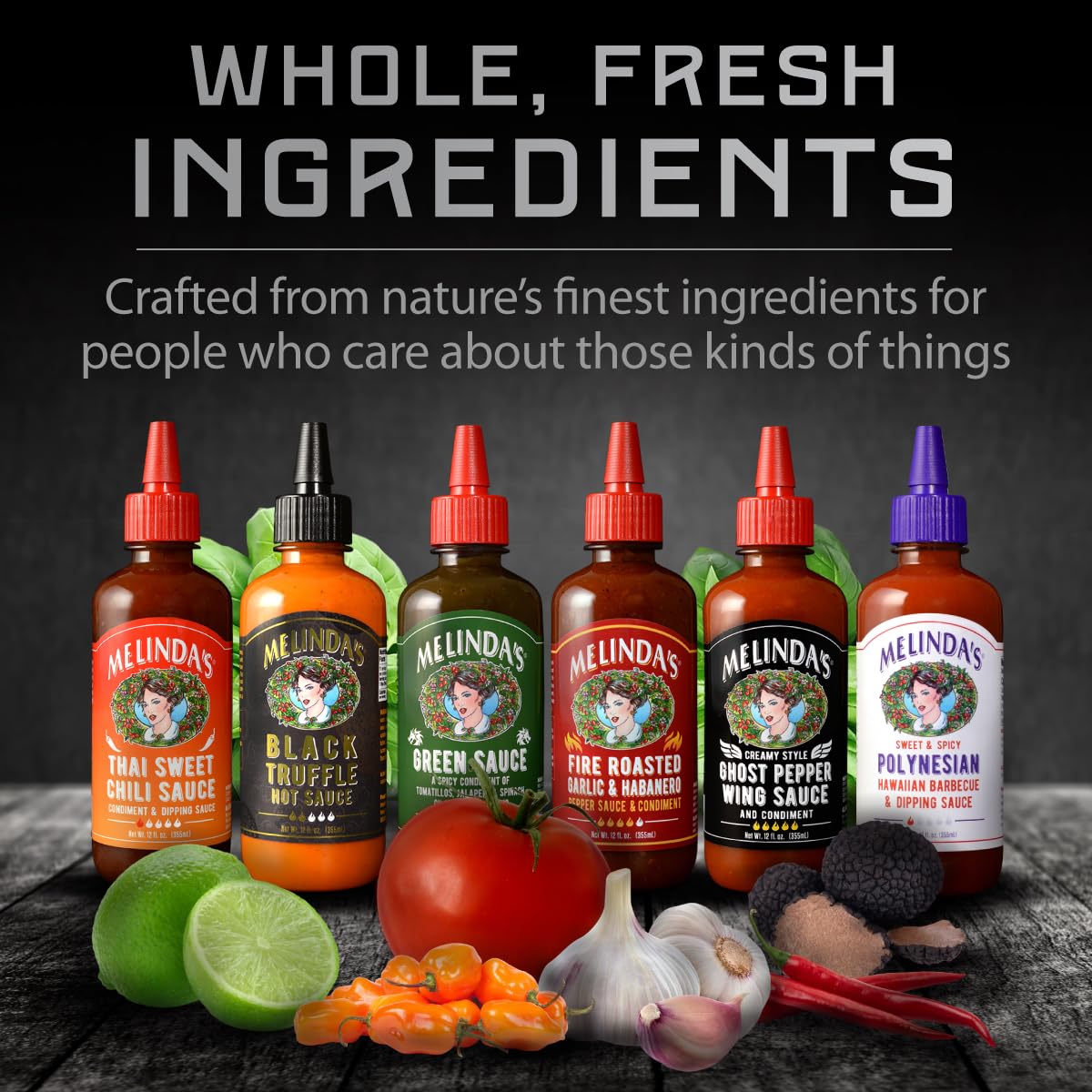Melinda’s Taste of Melinda’s Collection – Craft Pepper Sauce Gift Set (12 oz, 6 Pack)