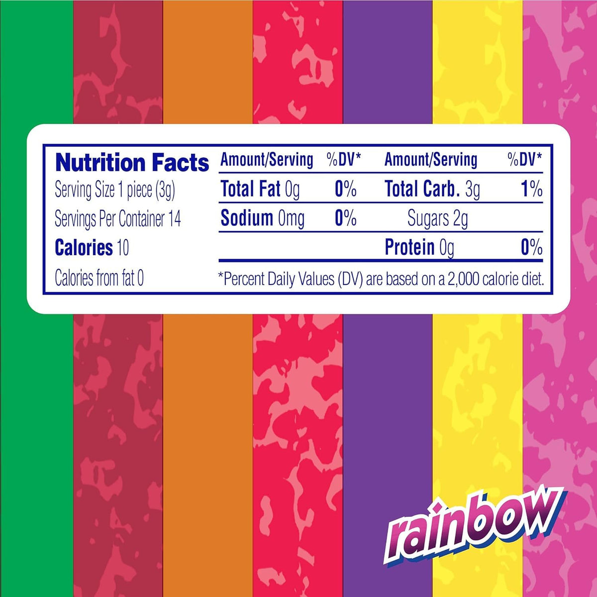 MENTOS Chewy Mint Candy Roll – Rainbow Mint, 210-Piece Party Pack