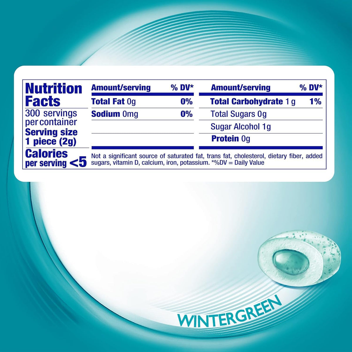 Mentos Pure Fresh Sugar-Free Wintergreen Gum with Xylitol – 4 Pack, 50 Count