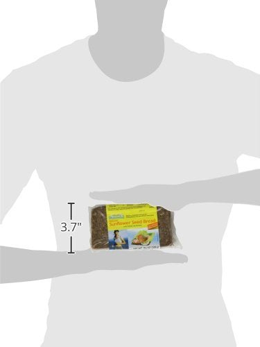 Mestemacher Natural High Fiber Bread – 3 Flavor Variety Bundle (Whole Rye, Pumpernickel, Sunflower Seed) 17.6 oz each
