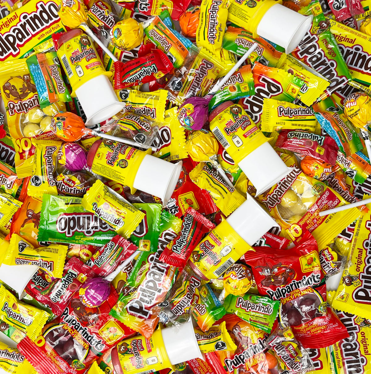 Mexgrim Mexican Candy Variety Pack – 3 lb Bulk, Individually Wrapped Pulparind & Dulces Mexicanos