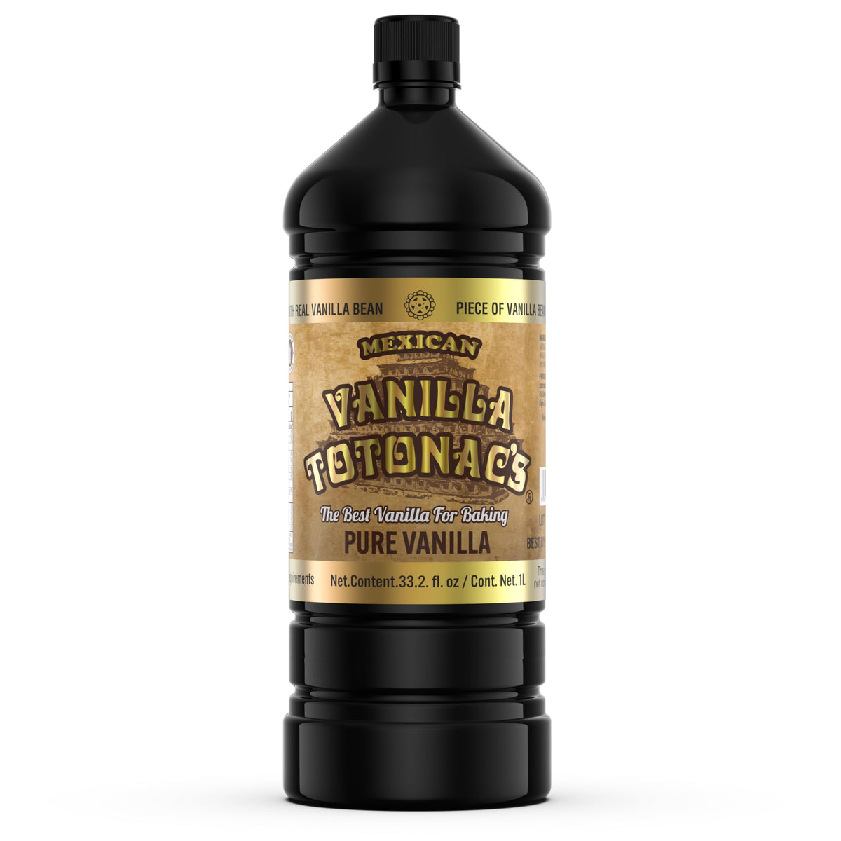 Mexican Vanilla Totonacs Pure Vanilla Flavoring, 33.2 fl oz