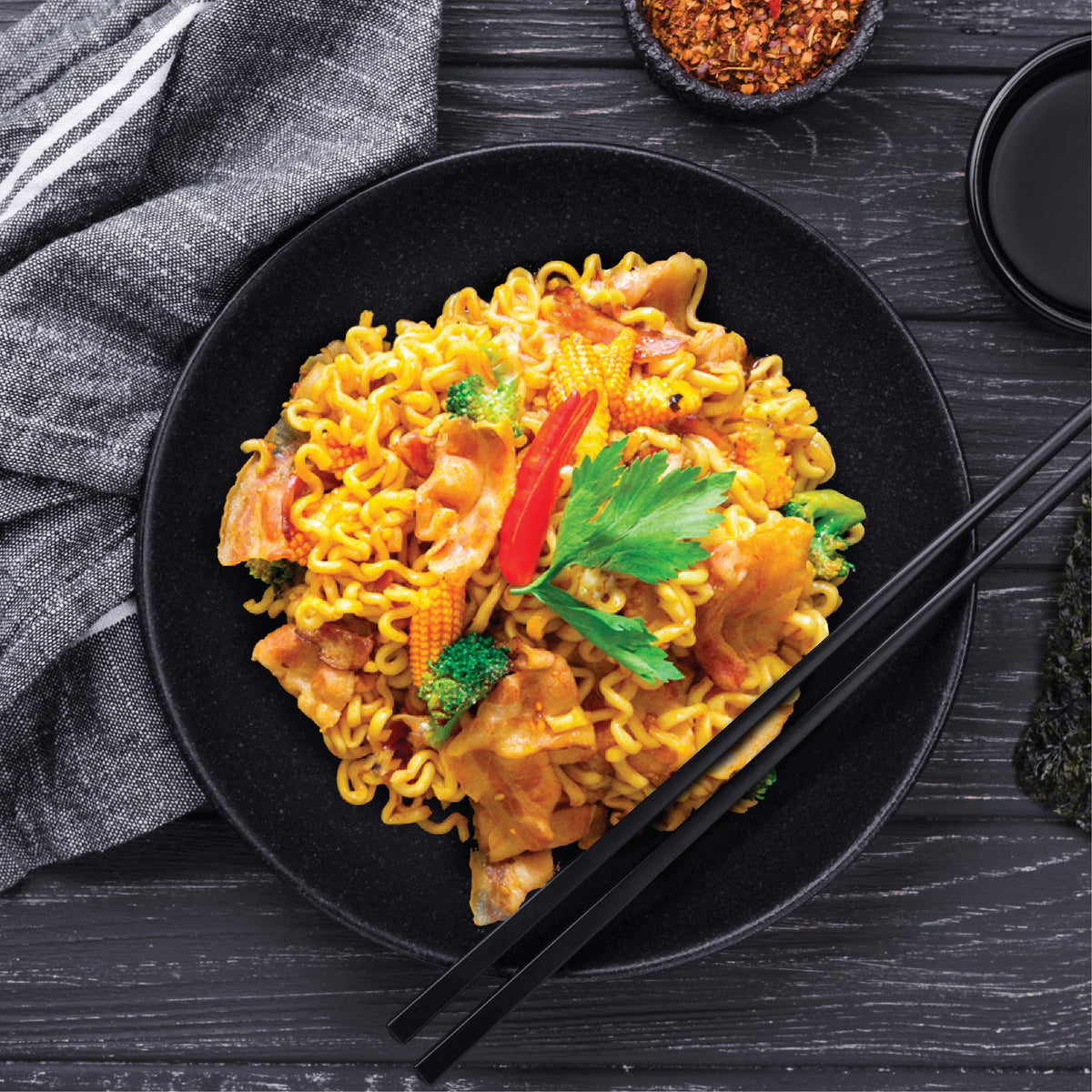 Mi Sedaap Mi Goreng Instant Stir Fry Noodles (30 Pack) – Original Flavor, Halal Certified | Wingsfood Sedaap