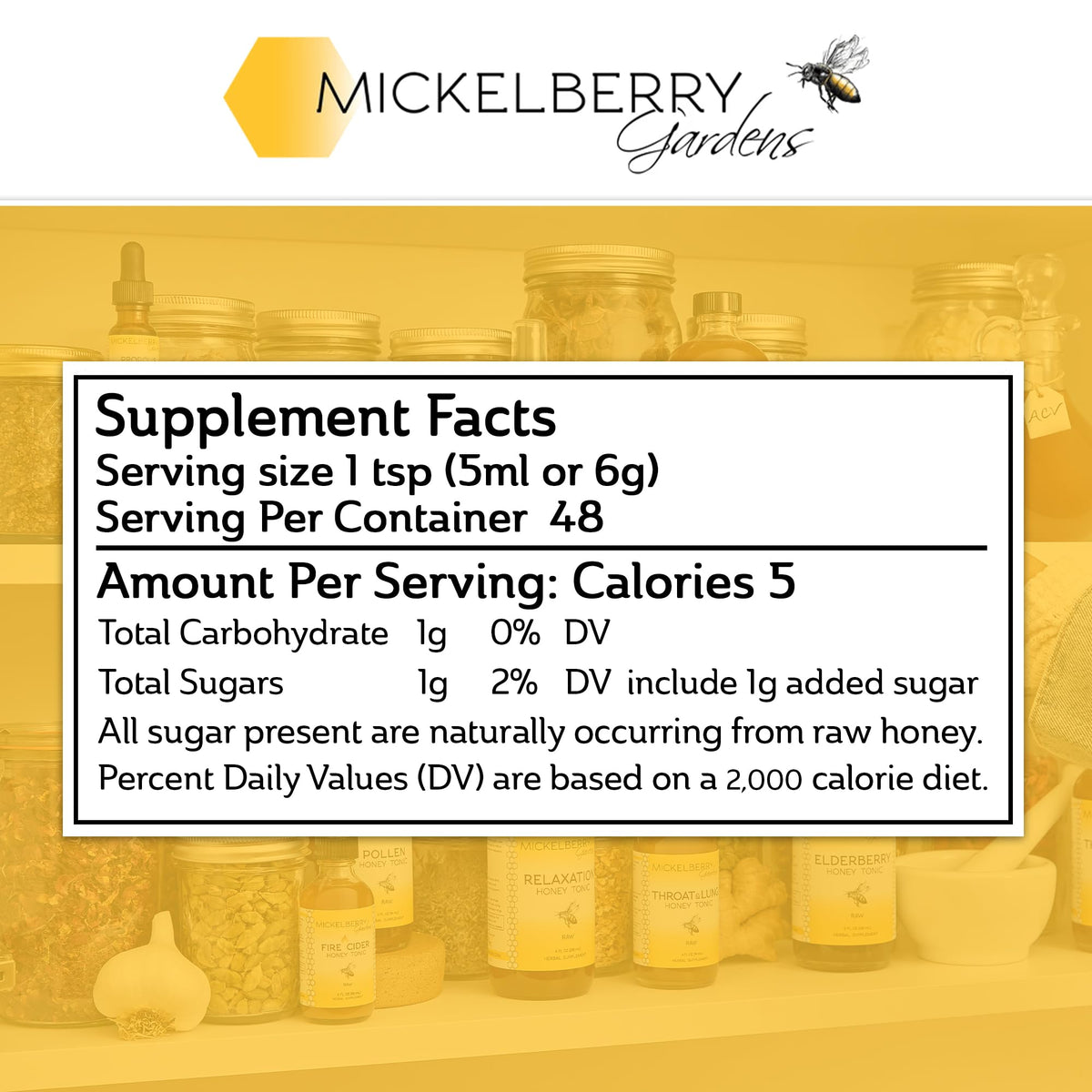 Fire Cider Honey Tonic with Turmeric, Ginger & Dandelion – Mickelberry Gardens (2-Pack, 8 oz each)
