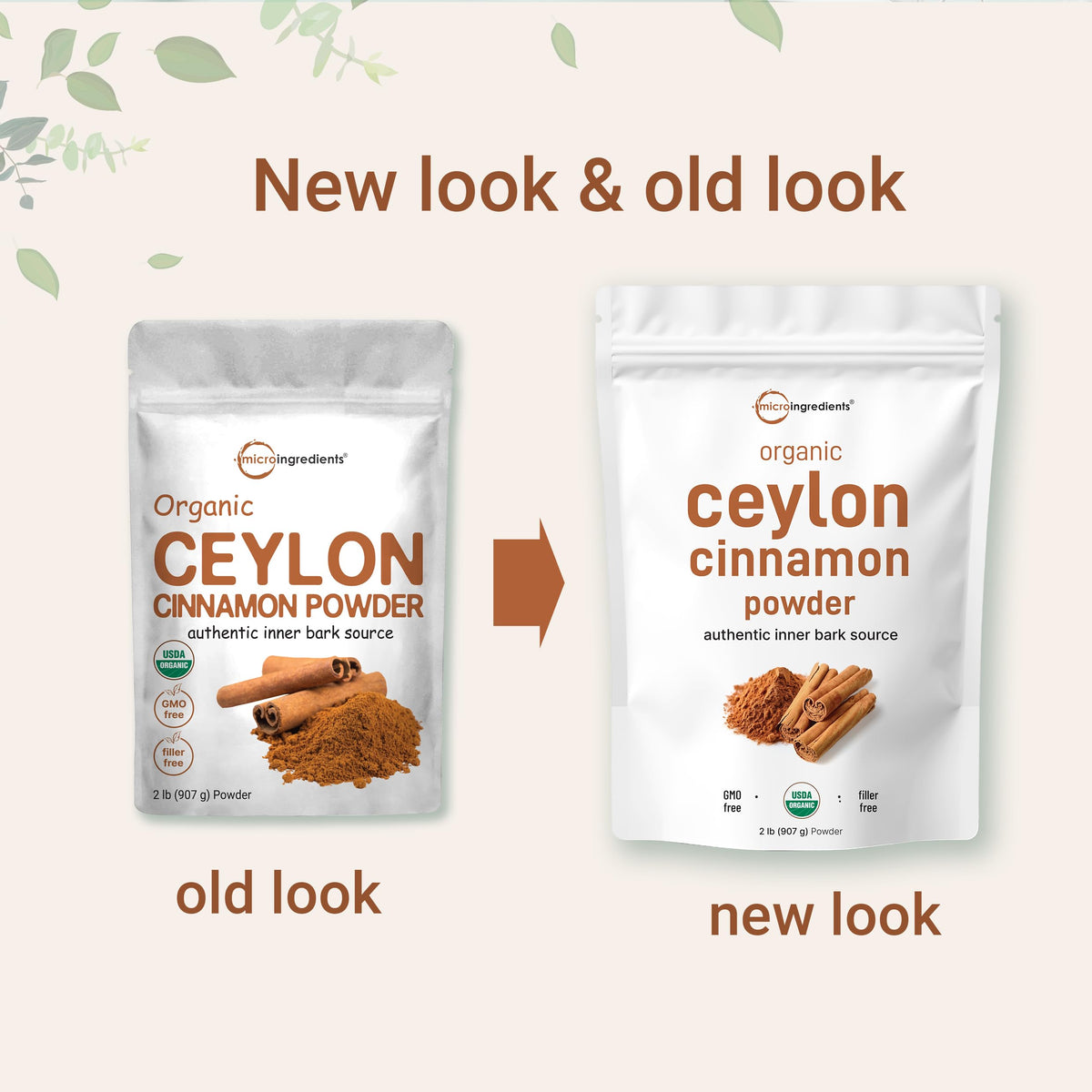 Organic Ceylon Cinnamon Powder 2 lb Bulk | True Cinnamon, Sri Lanka Source | Micro Ingredients