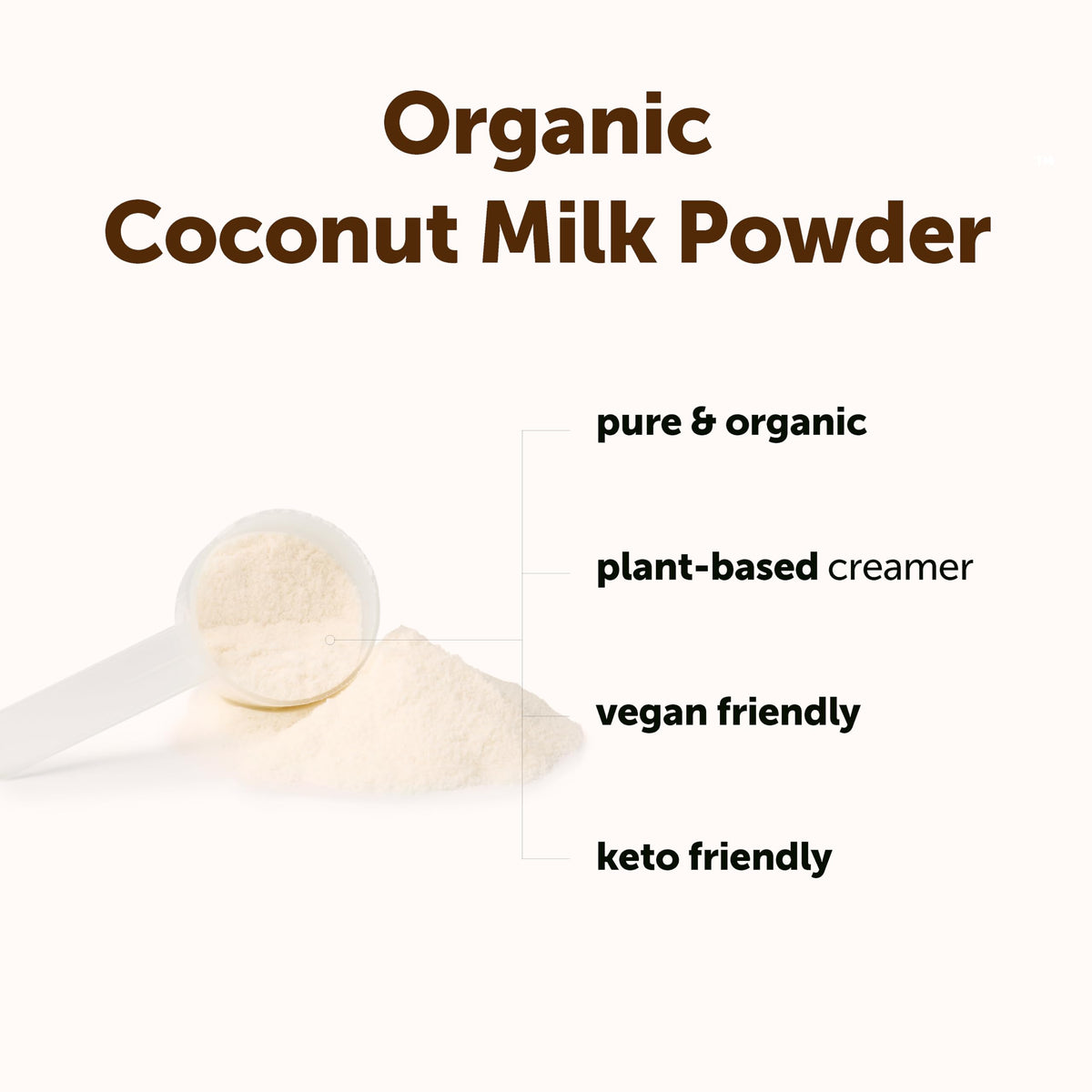 Micro Ingredients Organic Coconut Milk Powder 2 lb | Plant-Based Creamer for Coffee, Tea & Smoothies | Non-GMO, Gluten-Free, Keto & Paleo