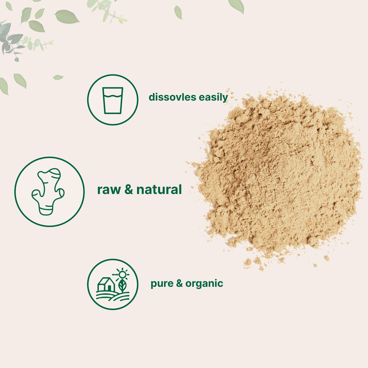 Organic Ginger Powder 2lbs (32oz) | Micro Ingredients | Additive-Free, Non-GMO Bulk Ginger for Baking, Cooking & Tea