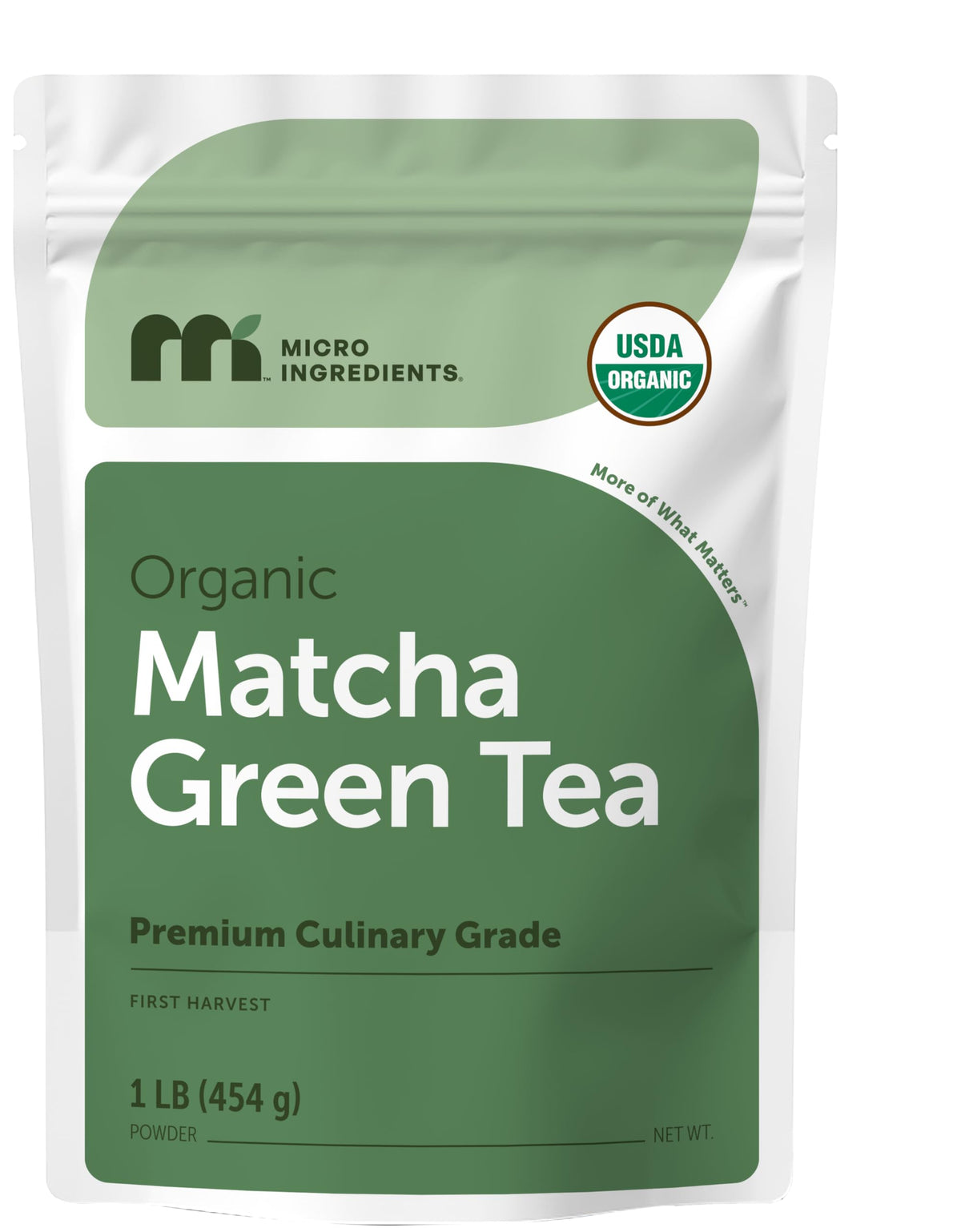 Micro Ingredients Organic Matcha Green Tea Powder – First Harvest from Japan, Culinary Grade