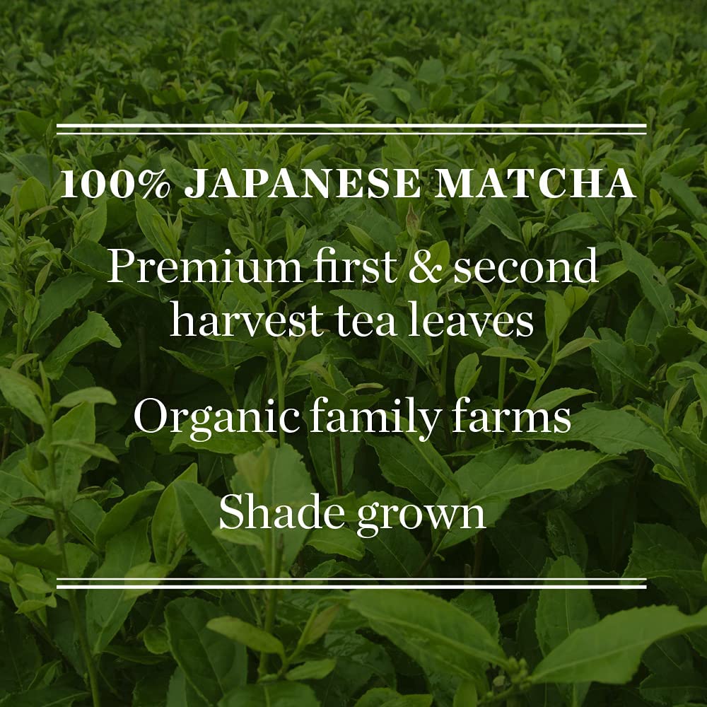 Mighty Leaf Organic Matcha Green Tea Powder - 3 oz Bag | 100% Japanese Matcha, Unsweetened