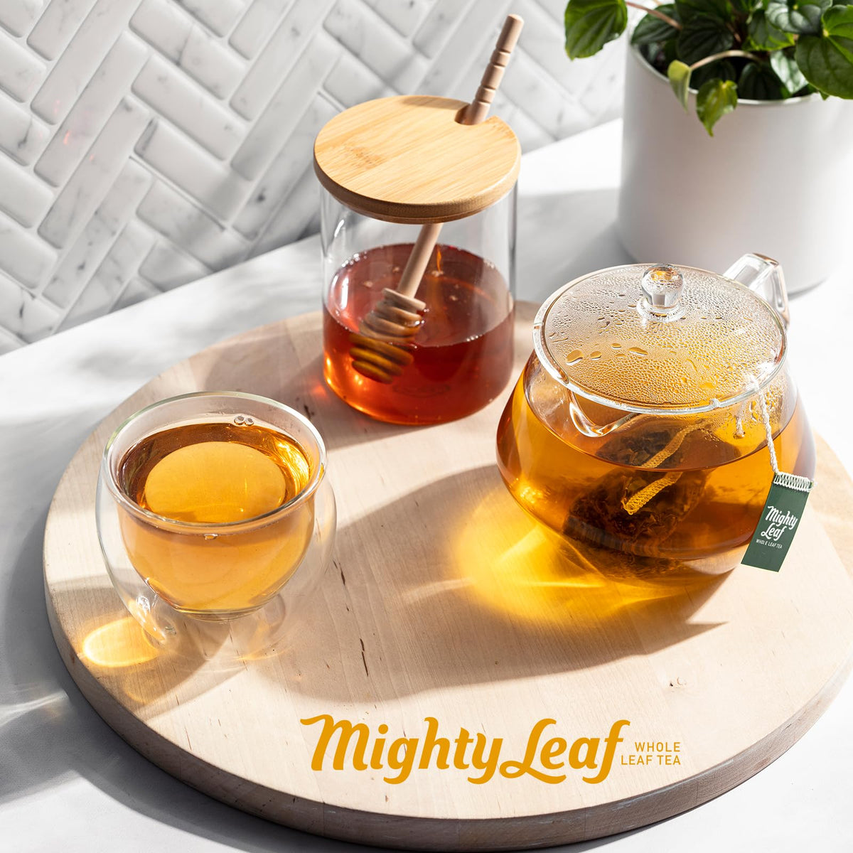Mighty Leaf Organic Mint Melange Tea - 15-Count Pouches (Pack of 3)