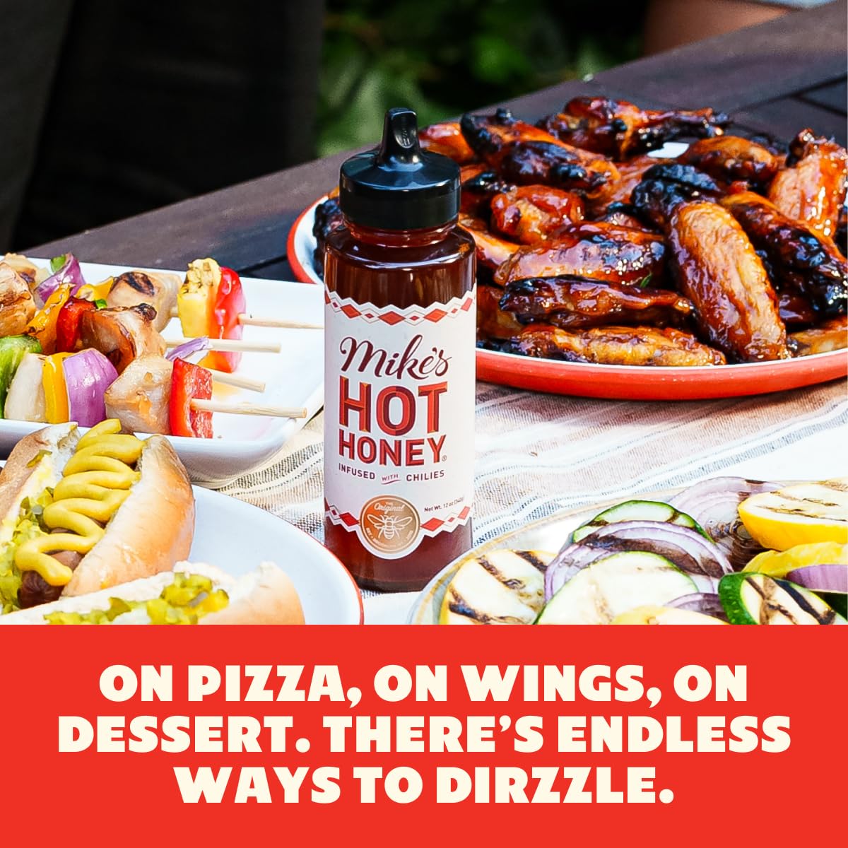 Mike's Hot Honey Original & Extra Hot – 2 Pack (10 oz each) | Sweet-Heat with Chili Peppers