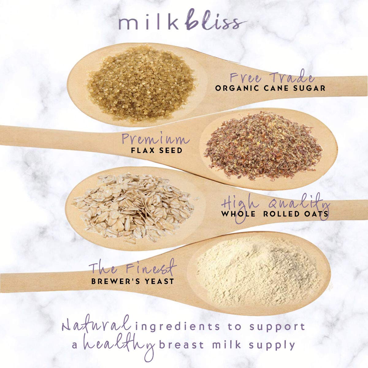 MilkBliss Wild Blueberry Soft Baked Oatmeal Cookies for Breastfeeding Support – 12 oz