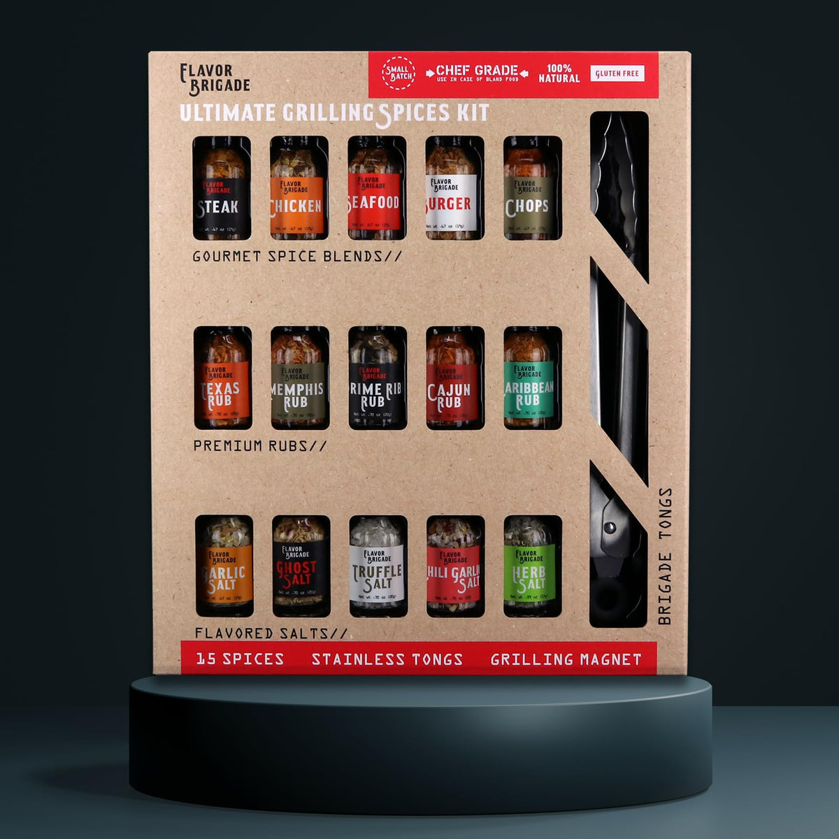 Millhouse Spice Co. Ultimate Grilling Gift Set – 17-Piece BBQ Kit