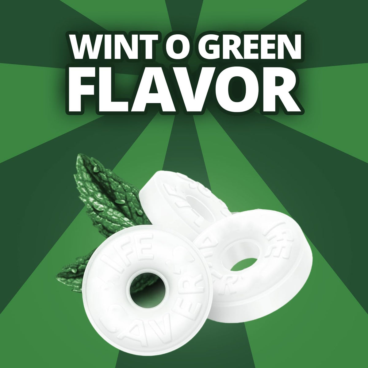 Mindy's Goodies Lifesavers Wint-O-Green Mints – 2lb Bulk, Individually Wrapped