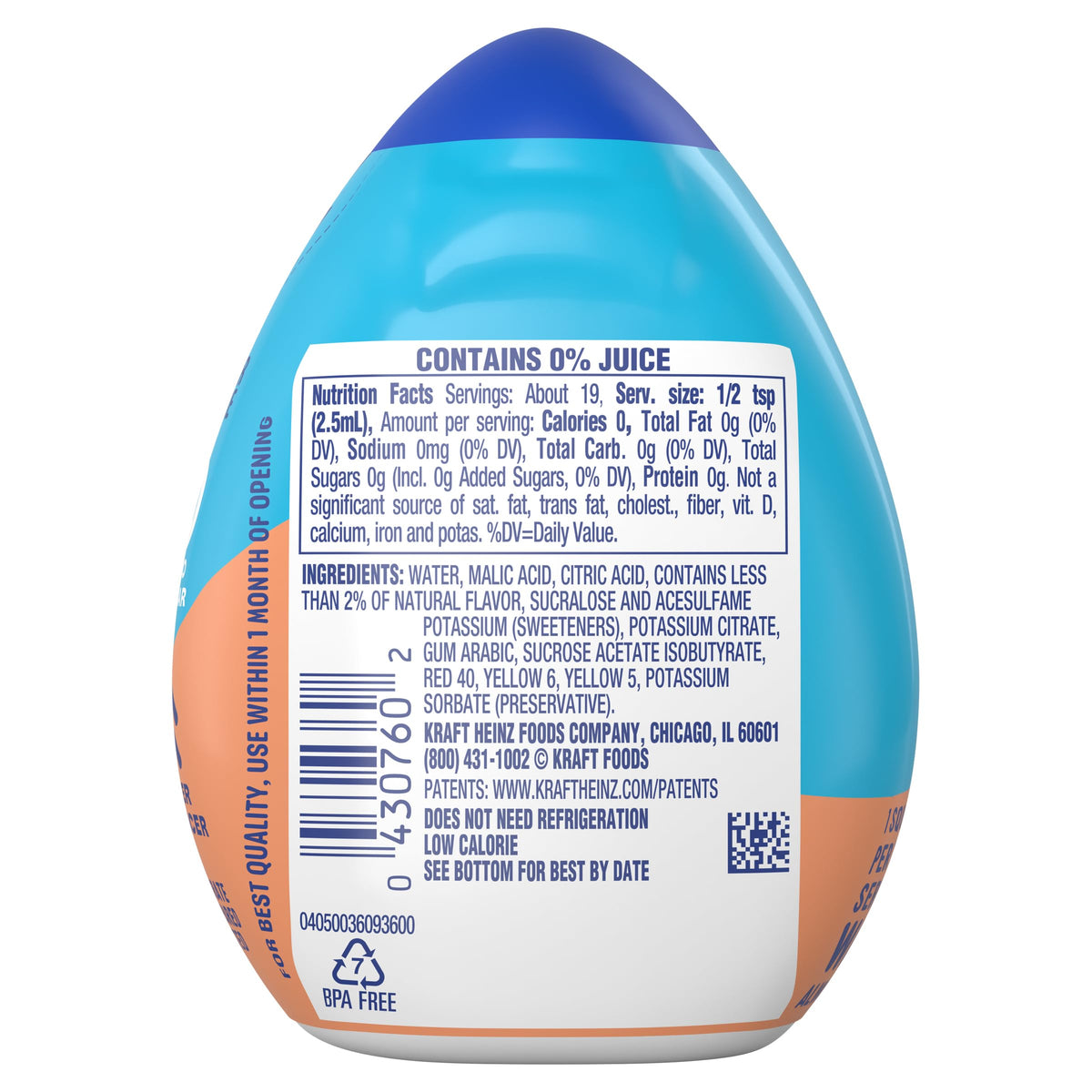 MiO Mango Peach Liquid Water Enhancer – 6-Pack, 1.62 oz Each | Sugar-Free, Zero-Calorie Flavor Boost