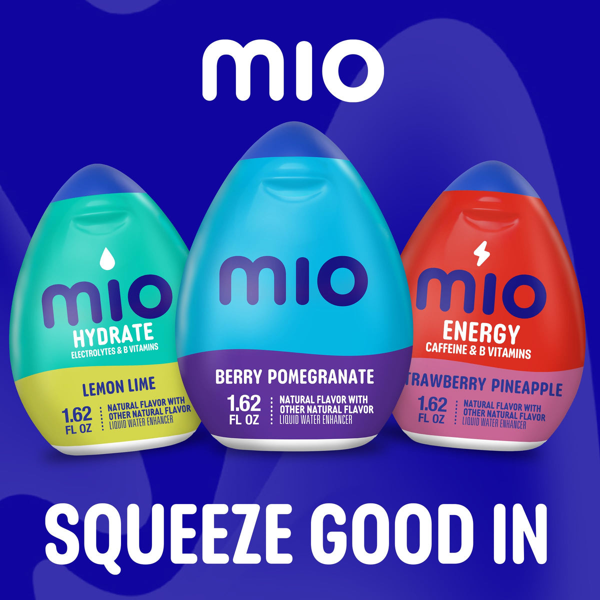 Mio Water Enhancement Variety Pack – 6 Flavors, Sugar-Free, 24 Servings Per Bottle