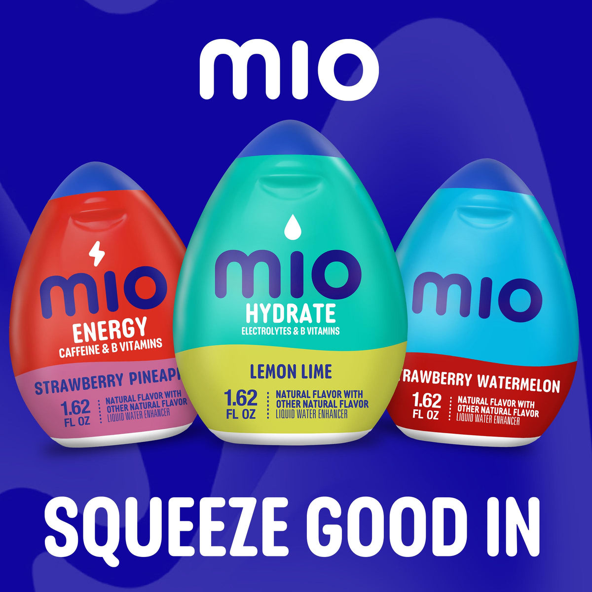 Mio Sport Lemon Lime Liquid Water Enhancer – Zero-Calorie Electrolytes & B Vitamins (Pack of 4)