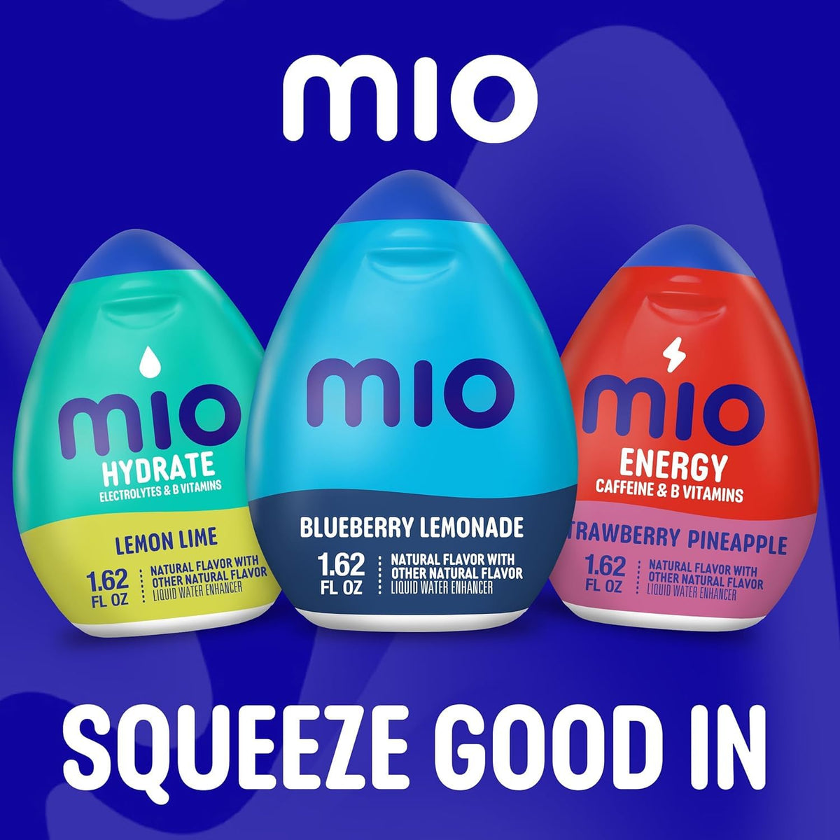 MIO Water Enhancement Berry Variety Pack (4 Bottles) – Berry Flavors