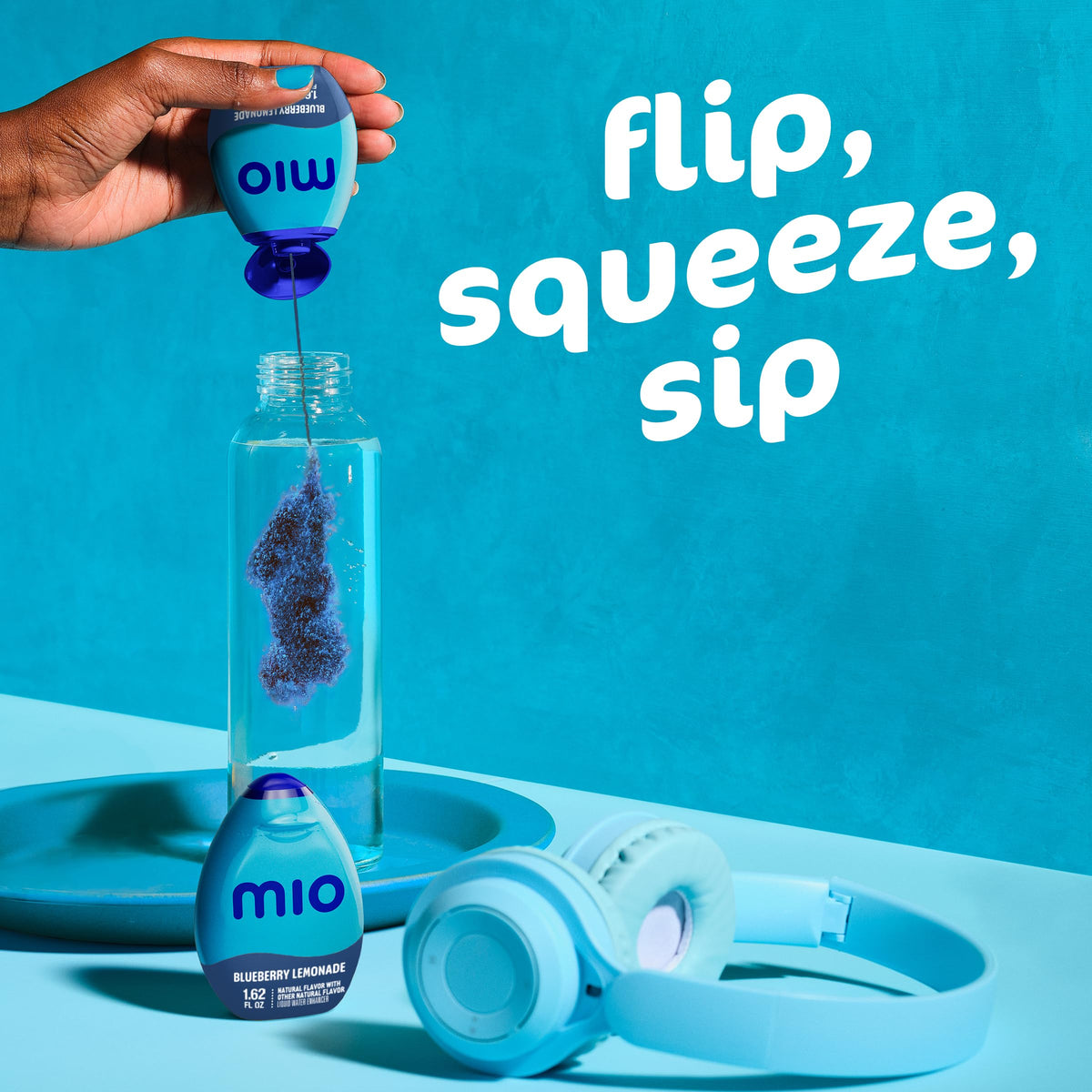 MiO Blueberry Lemonade Liquid Water Enhancer – 4 Pack, Zero Calories, Portable Flavor Boost