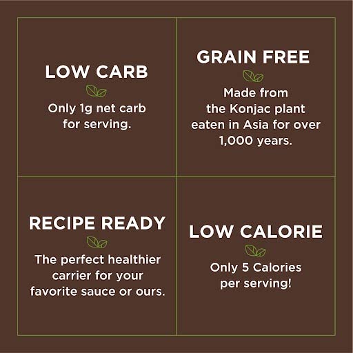 Miracle Noodle Konjac Rice – Low-Carb, Gluten-Free, Plant-Based (8oz, 6-Pack)