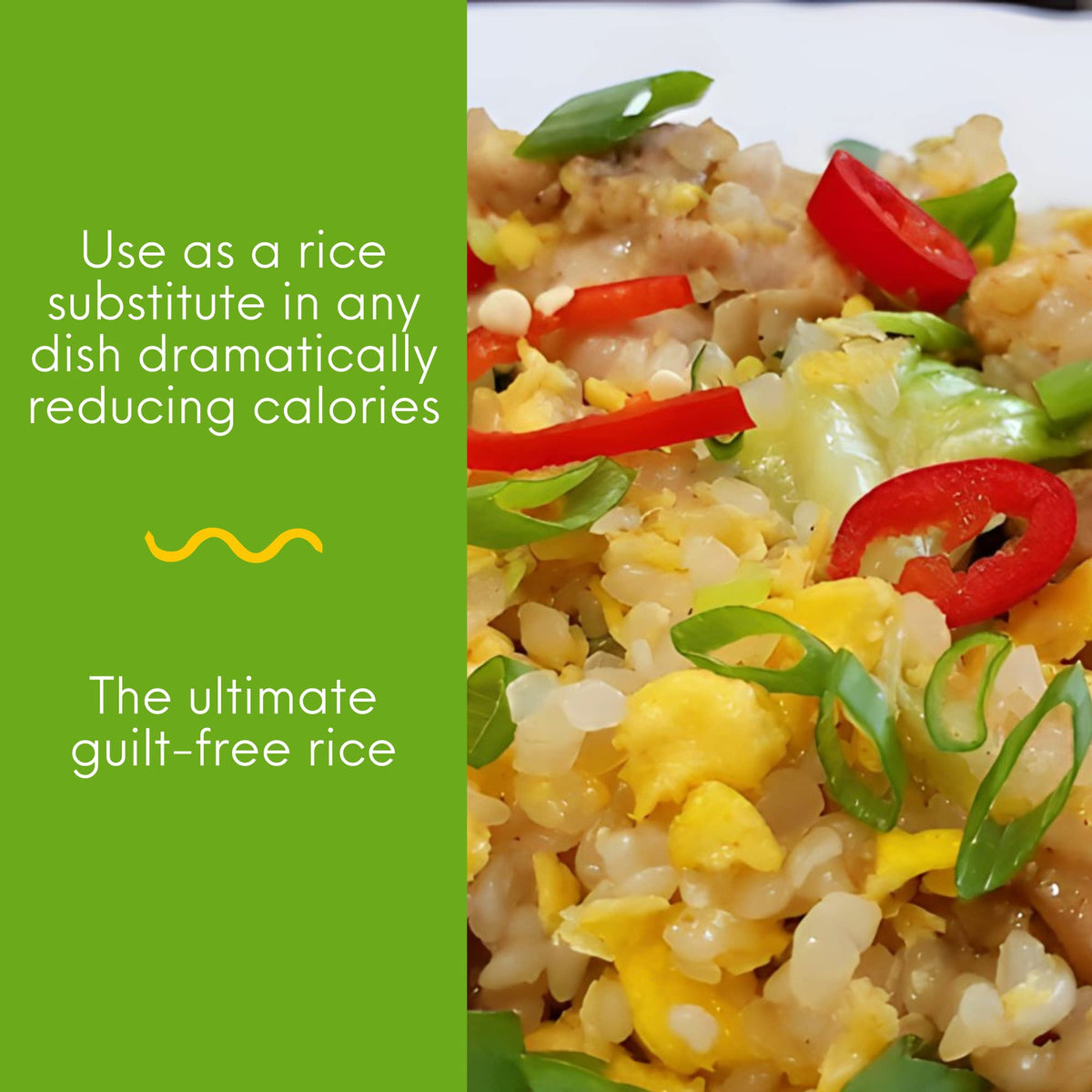 Miracle Noodle Konjac Rice – Low-Carb, Gluten-Free, Plant-Based (8oz, 6-Pack)