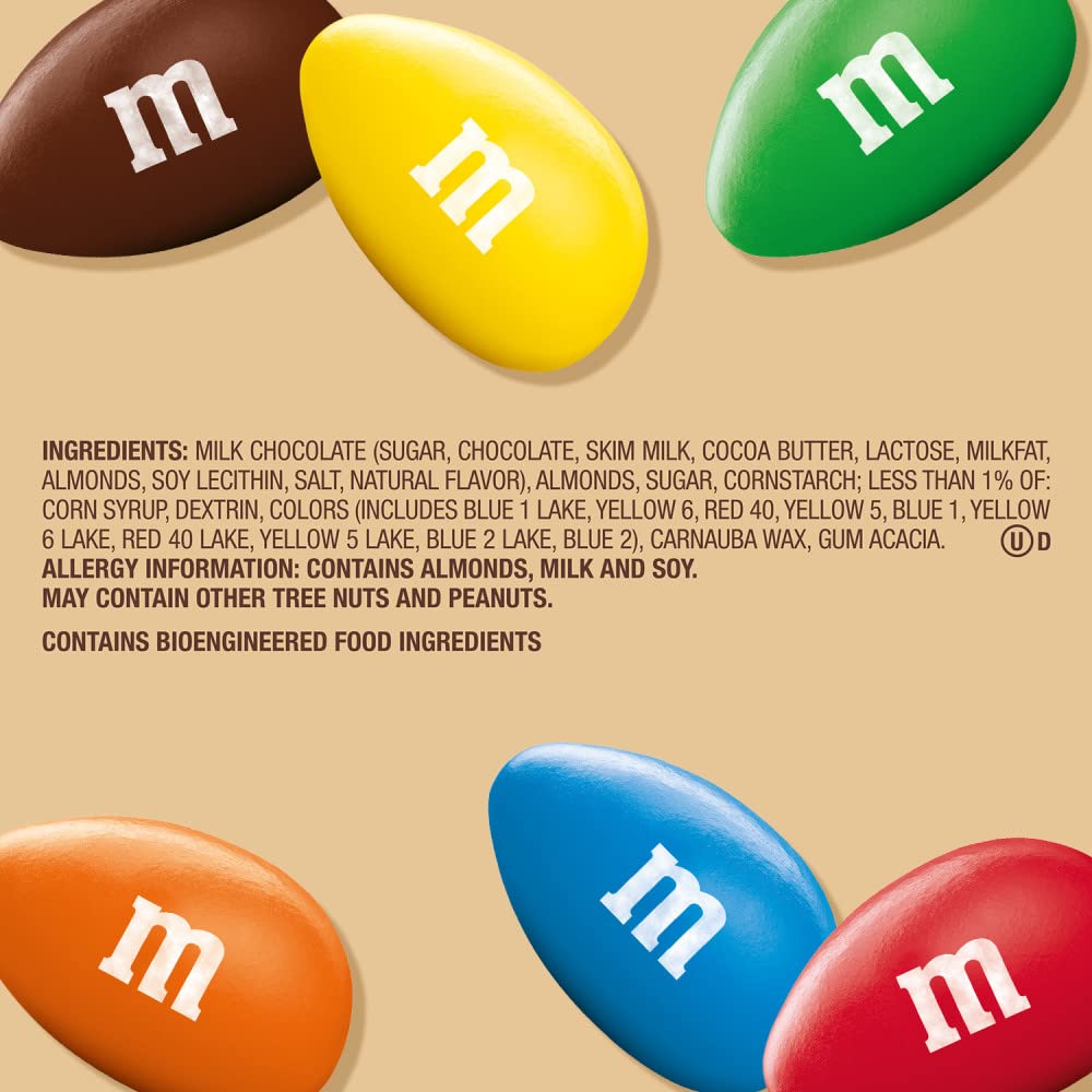 M&M'S Almond Milk Chocolate Candy – Sharing Size 8 x 8.6 oz