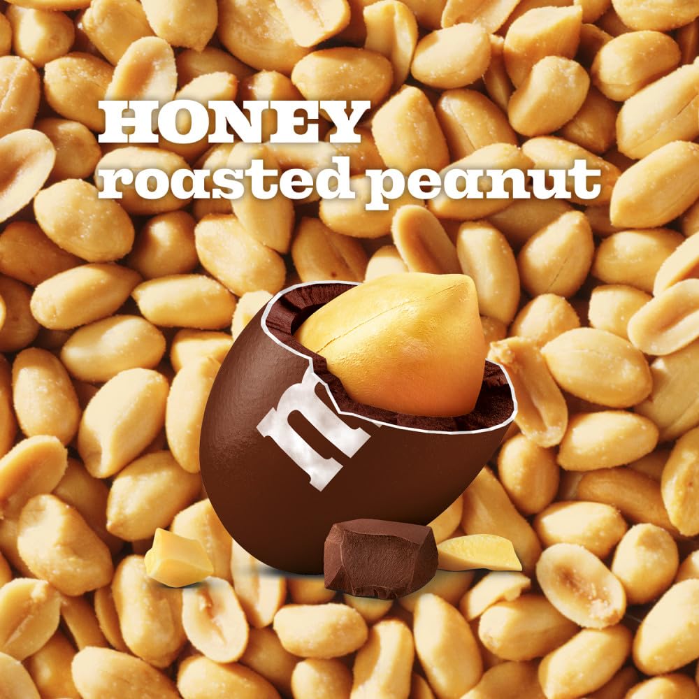 M&M'S Honey Roasted Peanut Milk Chocolate Candy — 1.74 oz Full-Size Pack