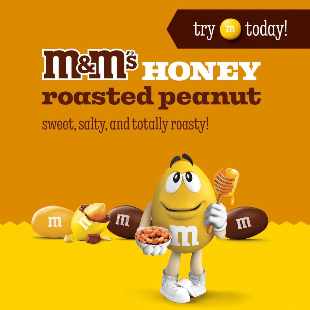 M&M'S Honey Roasted Peanut Milk Chocolate Candy — 1.74 oz Full-Size Pack