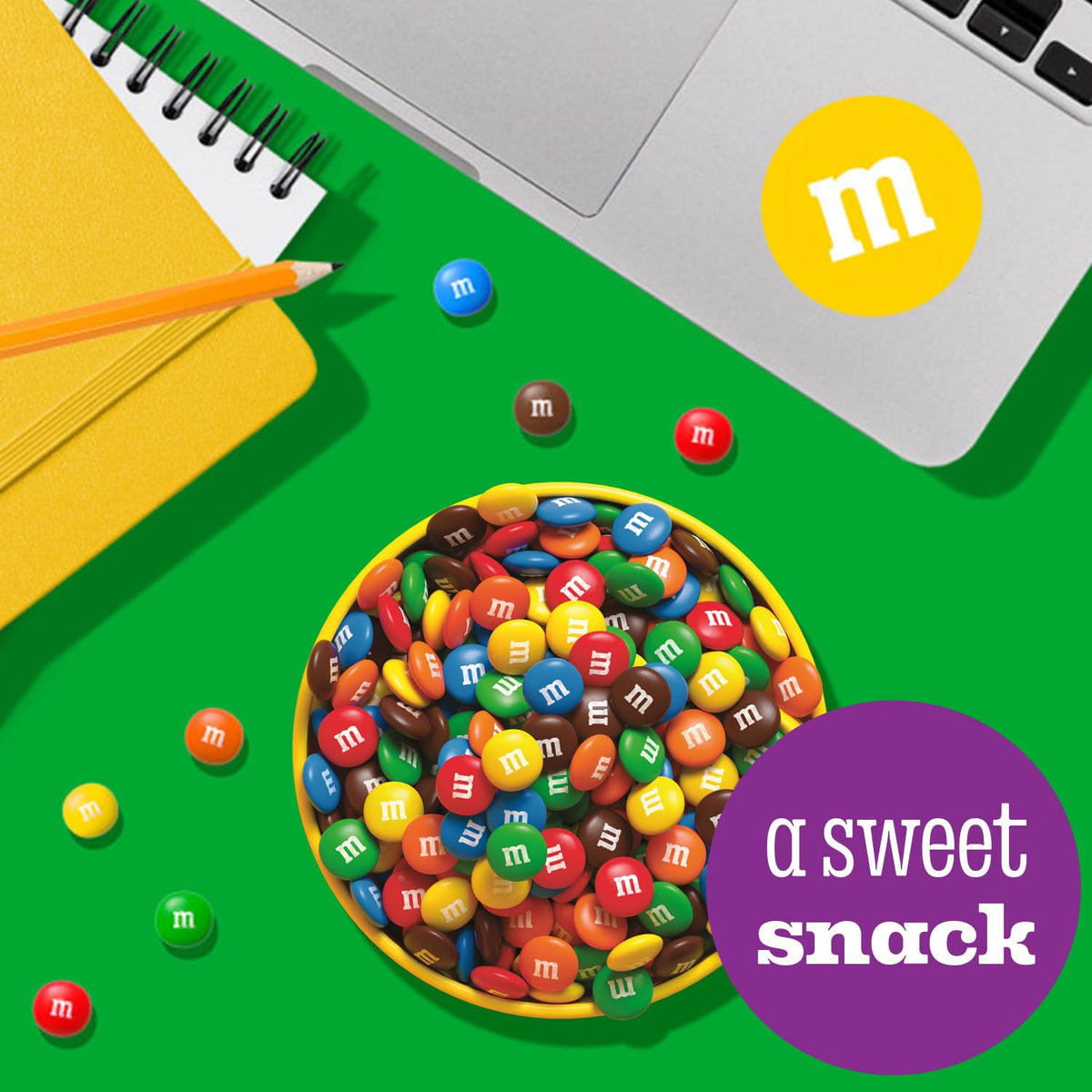 M&M'S Milk Chocolate Candy – Party Size Bulk (2 x 38 oz) Resealable Bags