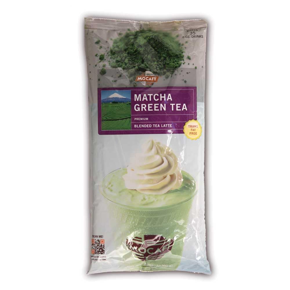 Mocafe Matcha Green Tea Latte, 3 Pound Bag – Case of 4 | MOCAFÉ