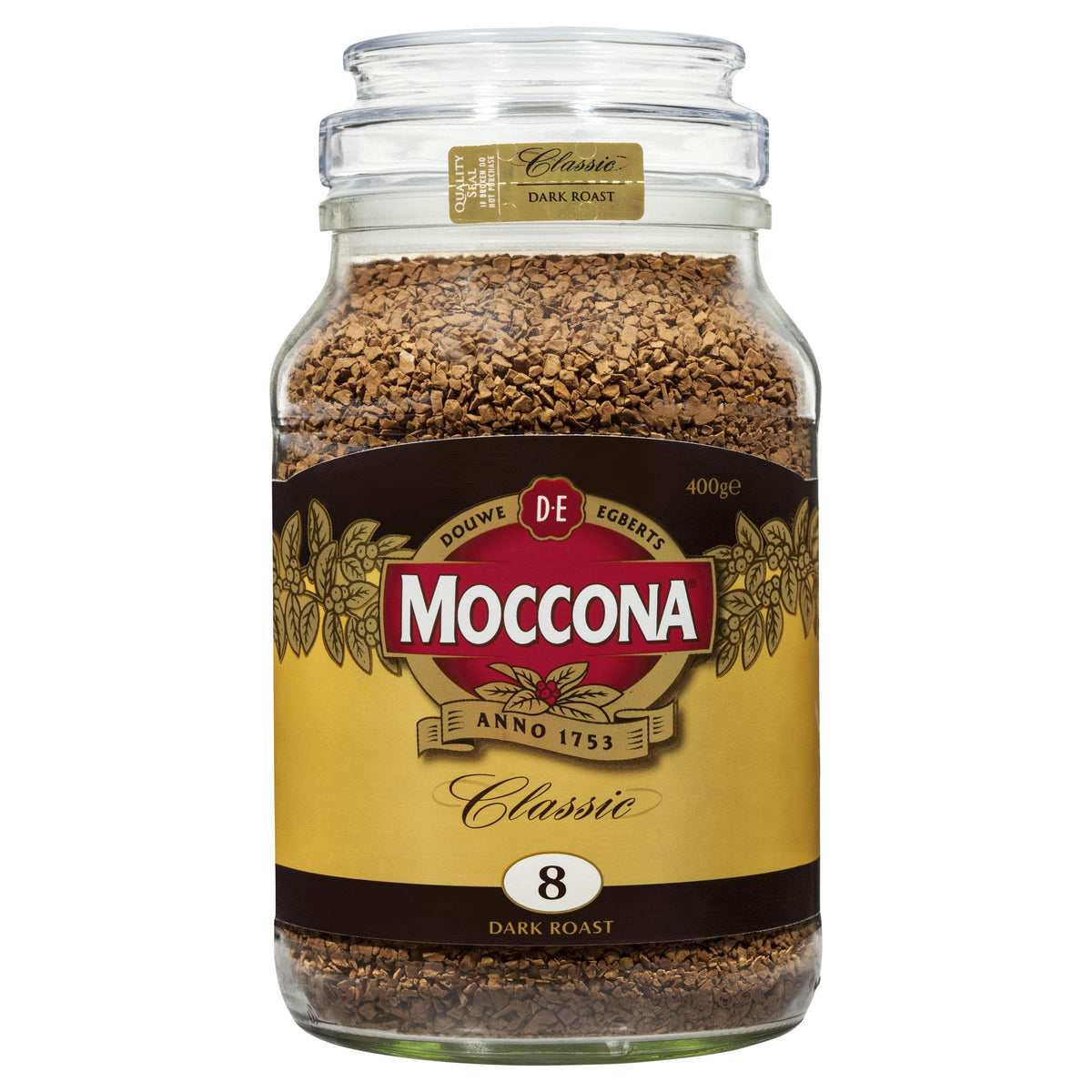 Moccona Dark Roast Classic 8 – Bold Flavor & Intense Aroma (400g)