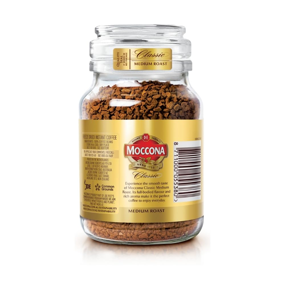Moccona Coffee 100g Freeze-Dried Medium Roast — Instant Coffee