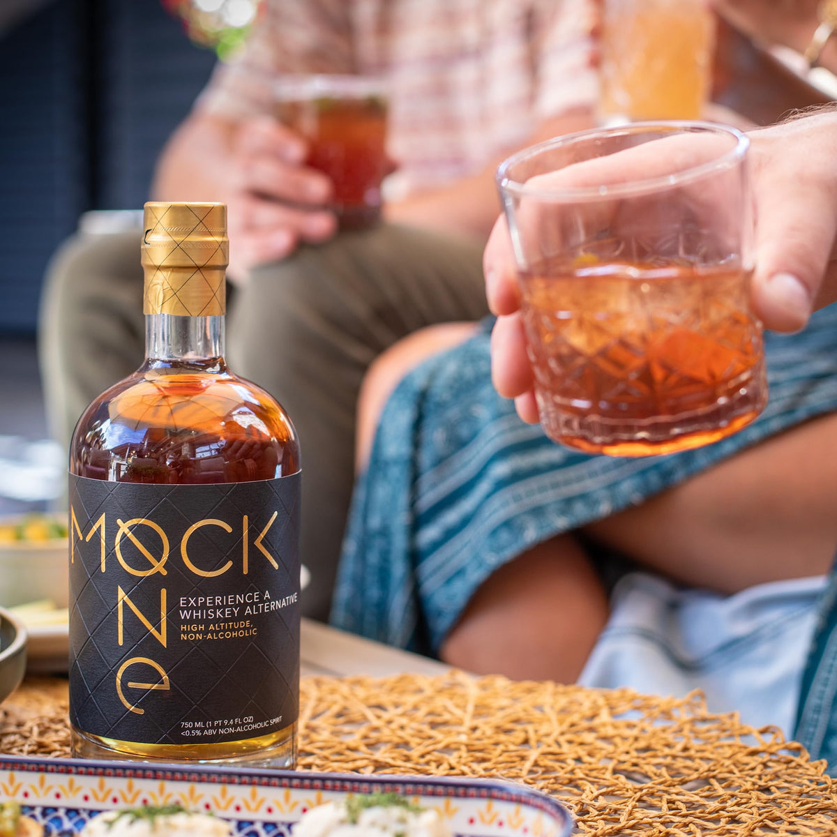 MOCK ONE Non-Alcoholic Whiskey – Zero-Proof Craft Spirit by Breckenridge Distillery (750ml)