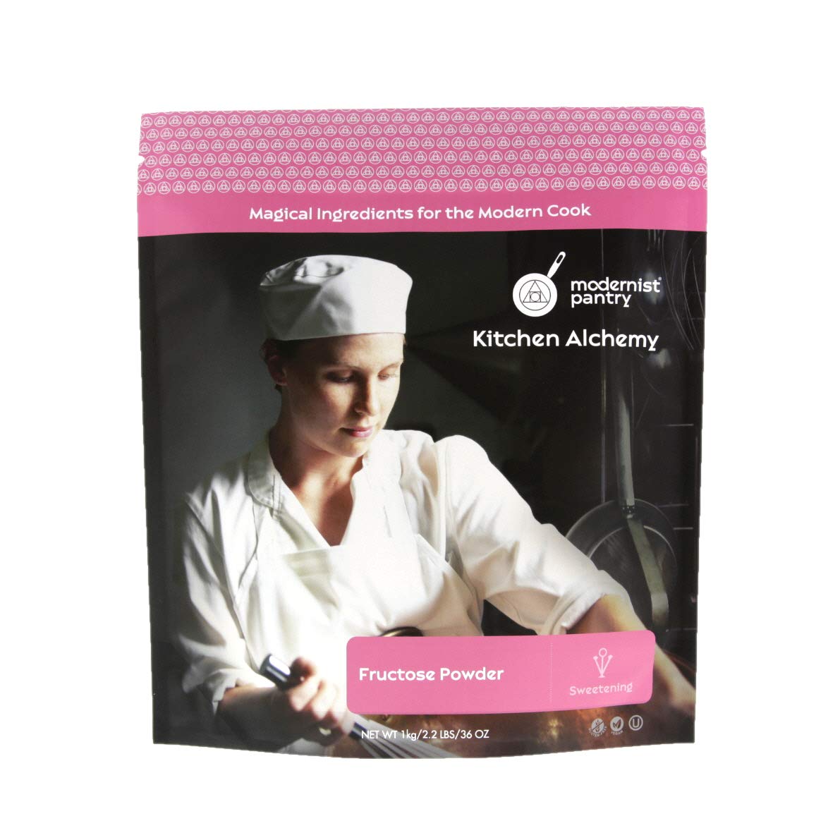 Modernist Pantry Pure Fructose Granulated Powder – Vegan, Gluten-Free, OU Kosher Pareve, 1 kg