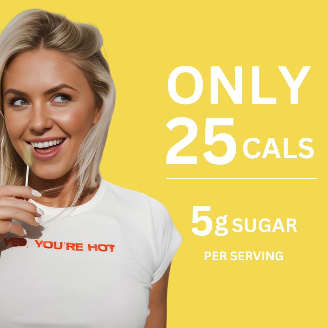 Mollipop Feel-Good Lollipops – Pink Lemonade with Yerba Mate, L-Theanine, Collagen & Electrolytes | 25 Calories Each | 20 Count