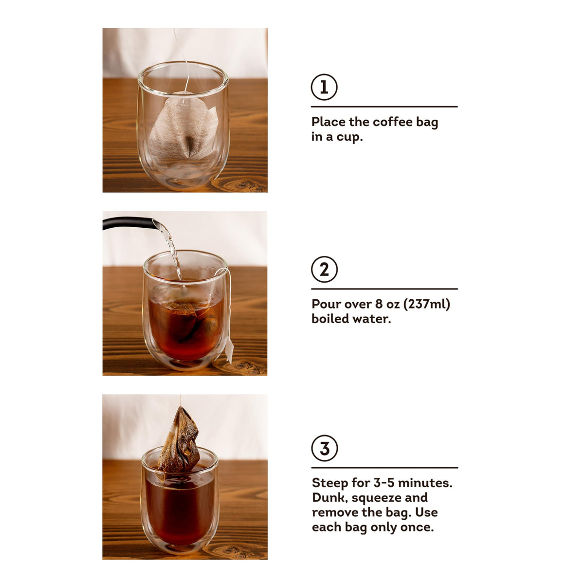 M MONDO Single Serve Coffee Bags – Organic Medium Roast, 20-Cup Variety Pack