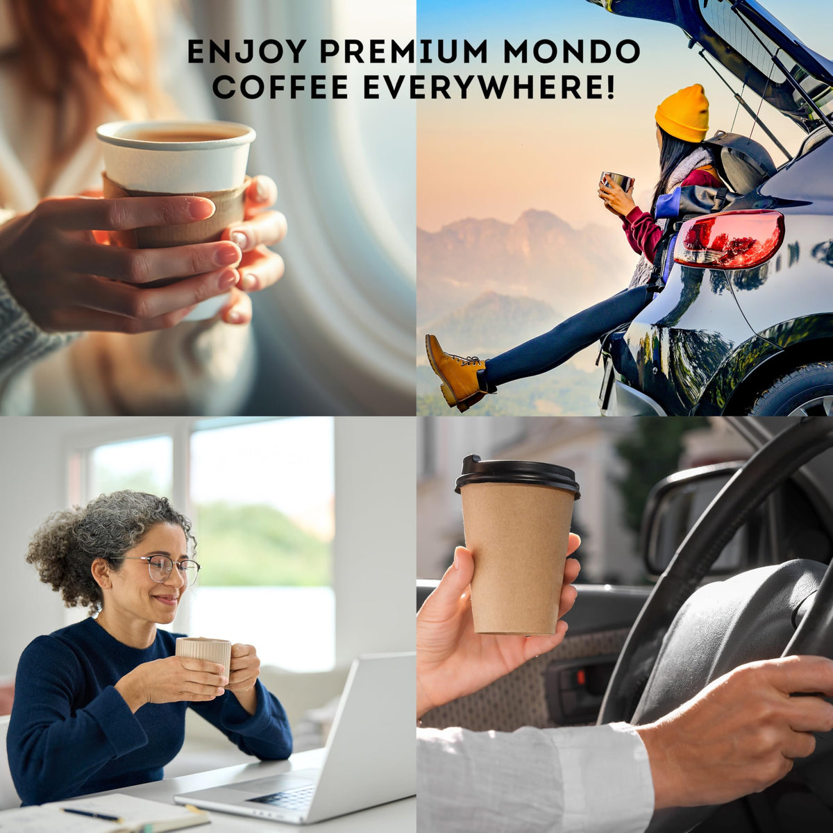 M MONDO Single Serve Coffee Bags – Organic Medium Roast, 20-Cup Variety Pack