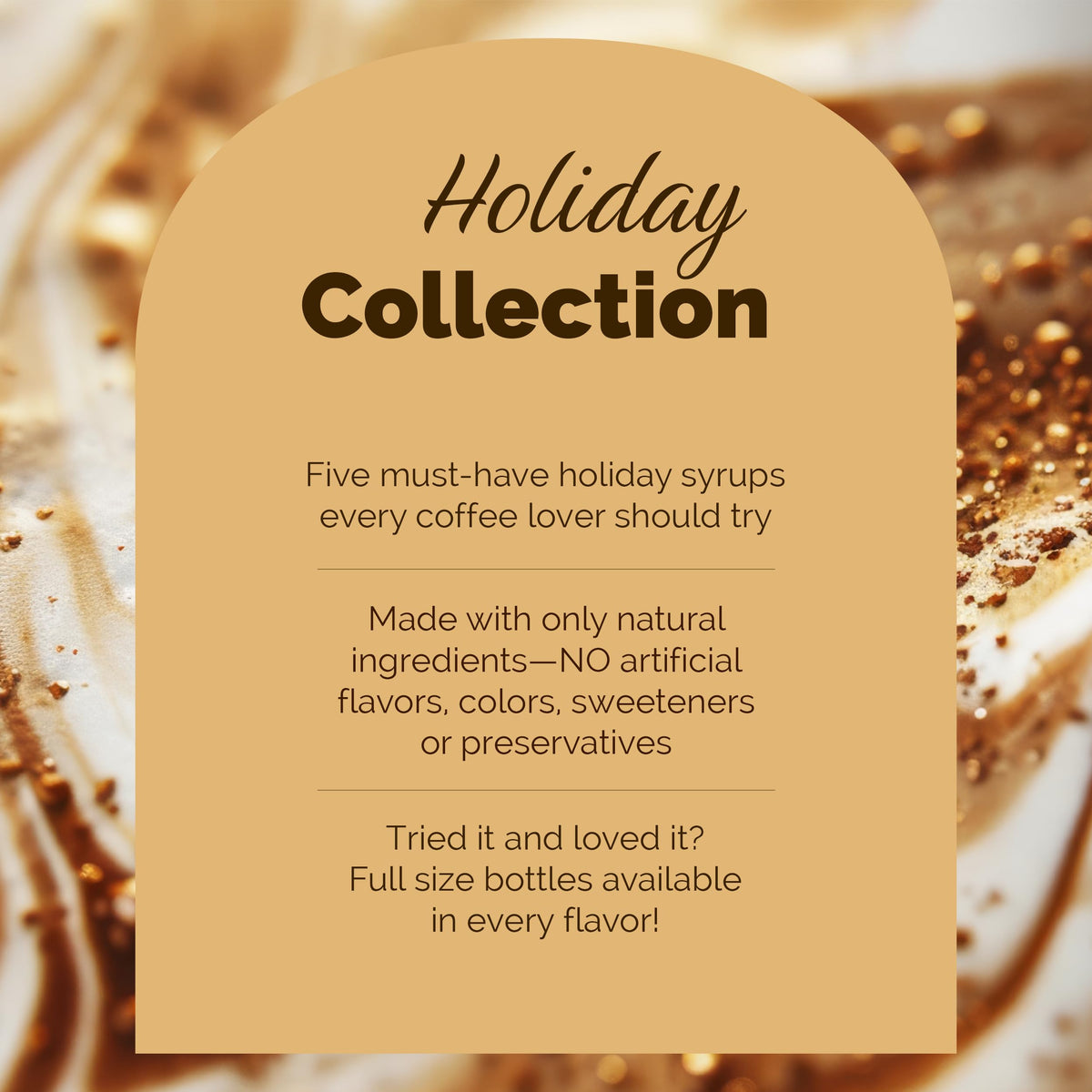 Monin 5 Flavor Holiday Cheer Collection – Macadamia Nut, Peppermint, Cookie Butter, Toasted Marshmallow & Gingerbread (1.69 oz bottles) | Gluten-Free & Allergen-Free